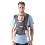 Ergobaby Embrace Baby Carrier, Infant Carrier for Newborns 7-25 Pounds, Heather Grey