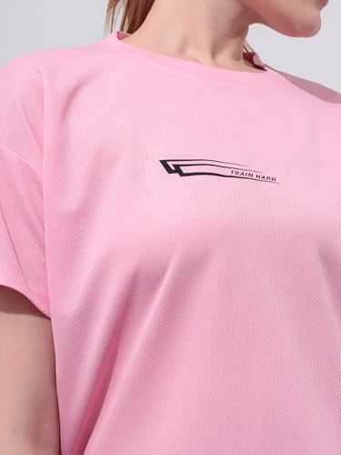 Image of Kvetoo Women Apple Cut Gym T Shirt Breathable Workout Tee Slim Fit Activewear Top Sports Training Yoga T Shirt Women