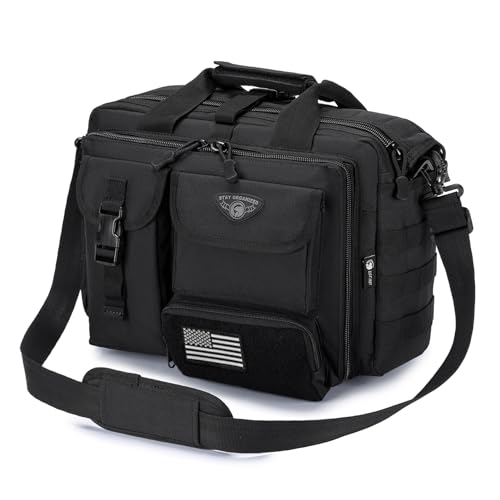Stypos Tactical Messenger Bag, Tactical Briefcase for Man Military Laptop Bag Messenger Shoulder Bag
