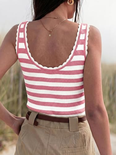 Image of Tankaneo Womens V Neck Tank Tops 2026 Sleeveless Ribbed Knit Shirts Summer Casual Sexy Sweater Vest