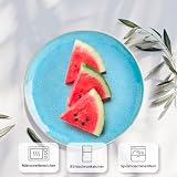 MIAMIO - Modernt set med mattallrikar, 6 delar (28 cm) - Lumera (Blå)