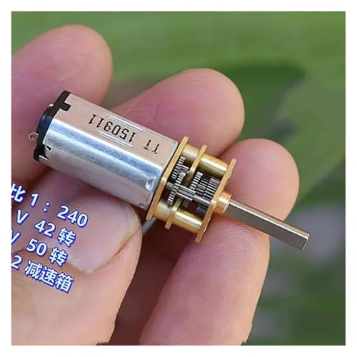 N30 Full Metal Gear electronic starter DC 3V 5V 6V 50RPM Slow Speed High Large Torque 10mm*12mm Reducer Geared electronic starter Ratio 1:240 IDGTTLDF