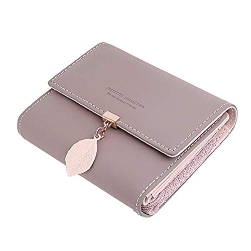 VOHONEY - Cartera para Mujer Portefeuille Femme Mauve Pâle Talla única