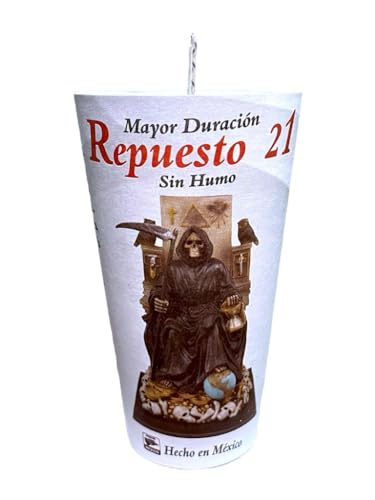 Repuesto de Velas Santa Muerte, Caja con 40 piezas