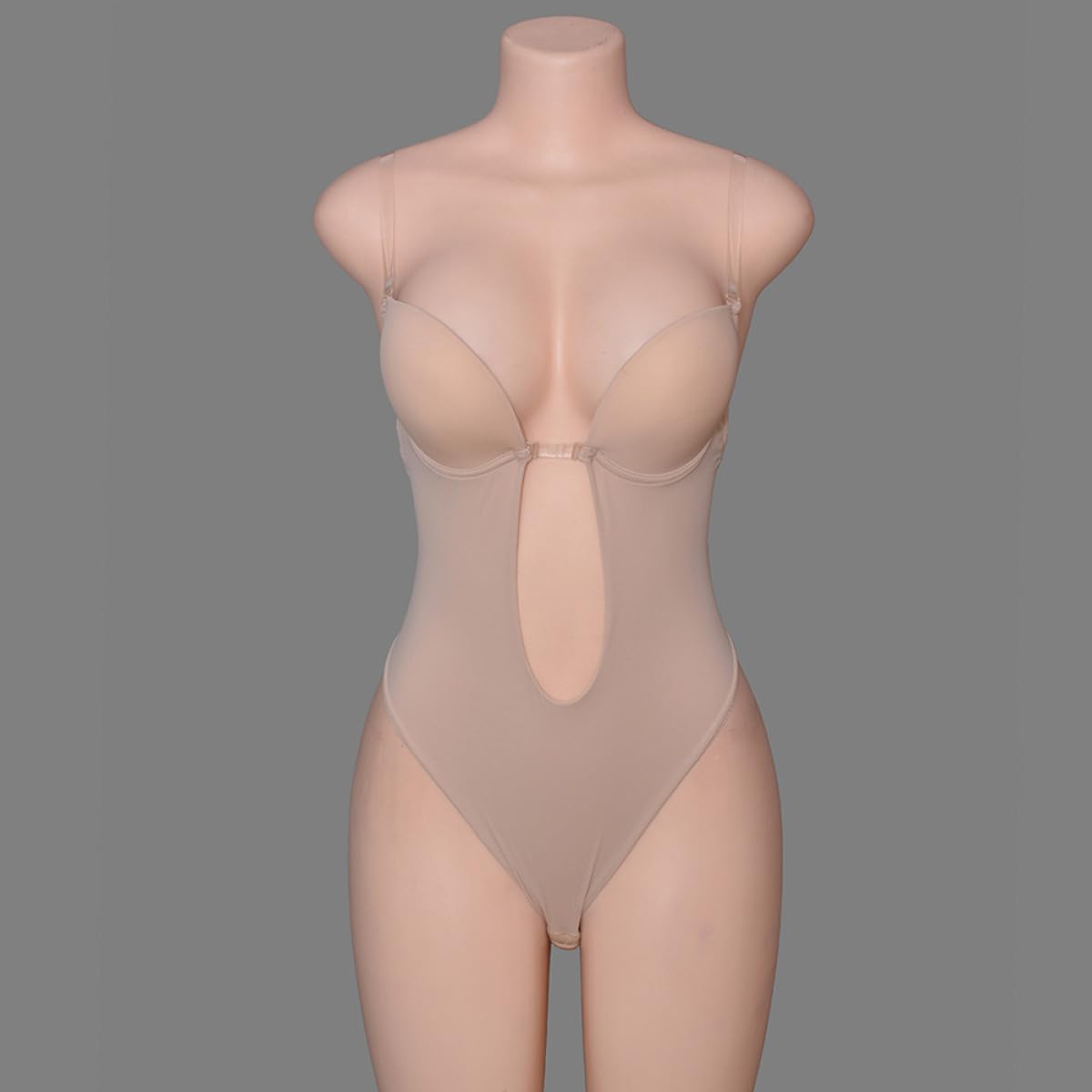Yardwe Corsé sin Espalda Moldeador para Mujer Faja Adelgazante Invisible de Piel Talla Xl Bustier Sujetador sin Costuras Control de Cintura y Soporte Cómodo para Uso Diario