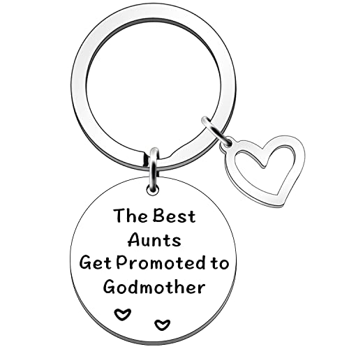 JETTOP Godmother Gifts from Godchild Will You Be My Godmother Birthday Christmas Gifts for Godmother The Best Aunts Get Promoted to Godmother