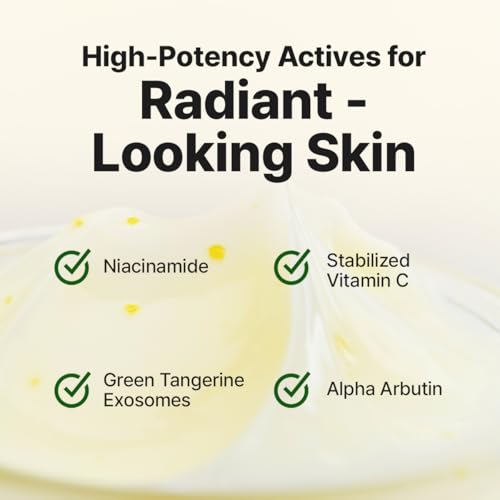 GOODAL Green Tangerine Vitamin C Cream [Advanced Ver.] – Vitamin C Cream with 5% Niacinamide | Fades Dark Spots, Boosts Radiance & Hydrates | Korean Skincare 1.69oz / 50ml