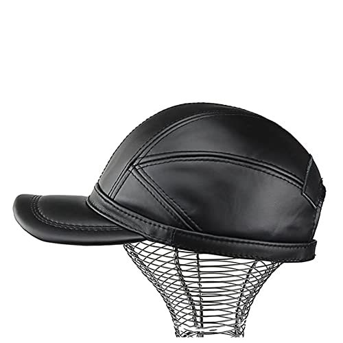 Casquette de baseball en cuir chaud protégeant du vent d'hiver - 3