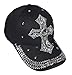 Popfizzy Bling Baseball Cap for Women and Girls, Fun Bedazzled Hats, Shiny Rhinestone Denim and Diamond Hat, Sparkly Gifts