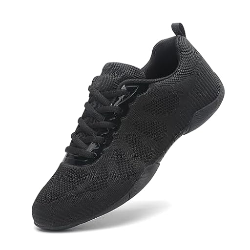Zapatos de porrista para Mujer, para Entrenamiento, Animadora, Jazz, Yoga, Animadora, Zapatillas Deportivas, para Caminar, Negro, 39 EU | Ya disponible en tu tienda friki favorita! En mundofriki.es!