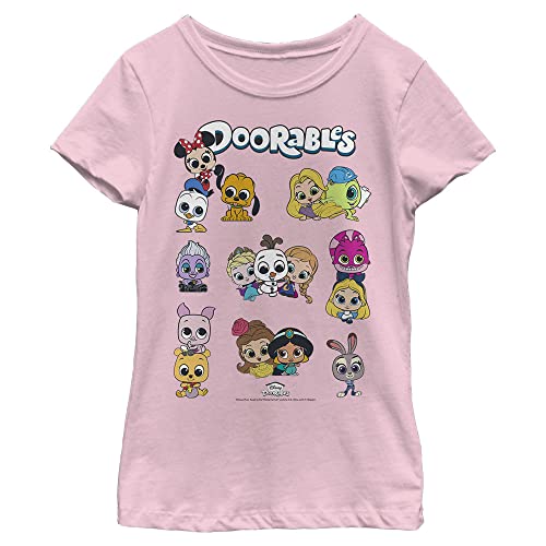 Disney Little, Big Doorables Almost Line Up Girls Short Sleeve Tee Shirt