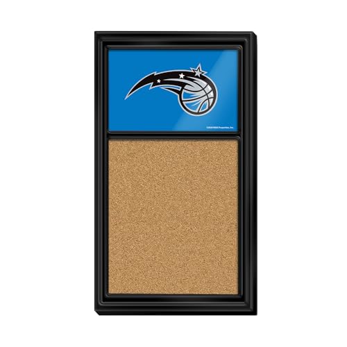 The Fan-Brand NBA Orlando Magic: Cork Note Board- Sports Decor for Home, Game Room, Fan Cave & Garage - USA Made