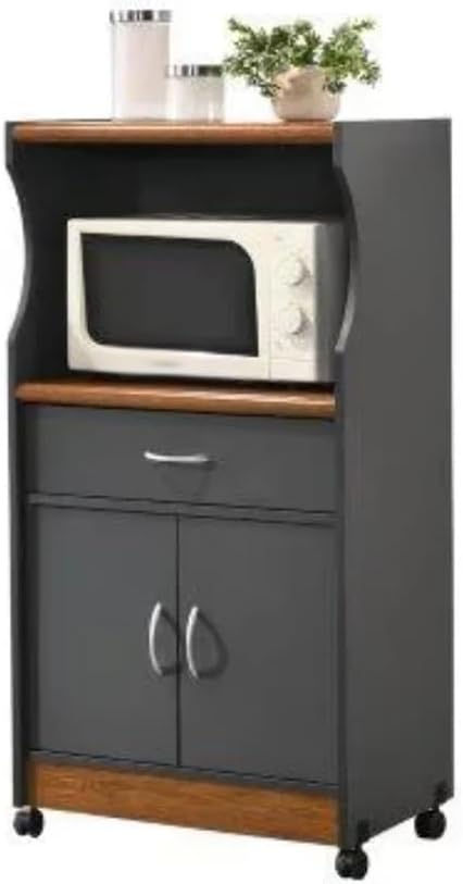 Microwave Kitchen Cart, Mobile for Home and Office Kitchen