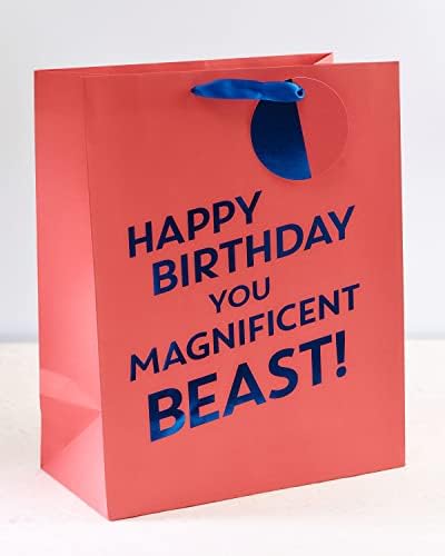 Funny Gift Bag - Large Gift Bag - Gift Bag for Her - Gift Bag for Him - Gift Wrap - Gift Wrapping - Birthday Gift Bag - Celebration Gift Bag - You Magnificent Beast!