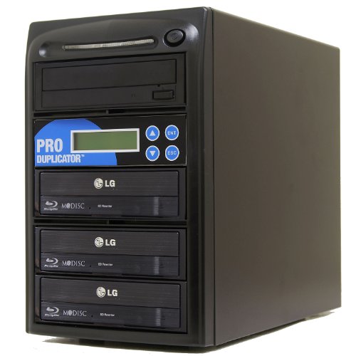 Produplicator 1 to 3 Blu-ray BD BDXL M-Disc CD DVD Duplicator - Standalone Copier Duplication Tower - Thumbnail 4