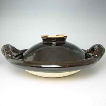 新品　土鍋　圡楽窯　黒鍋　尺（３～４人用）10号　土楽 41bftSwxJlL._AC_UF350,