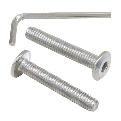 Zorveiio 30�� M6-1.0 x 35mm �Z�p�\�P�b�g�w�b�h�L���b�v�X�N�����[�A304�X�e�����X�X�`�[���o�C���f�B���O�X�N�����[�t���b�g���E���h�w�b�h�ADIY�v���W�F�N�g/�����ԗp�̑S�˂��t���Ƌ�