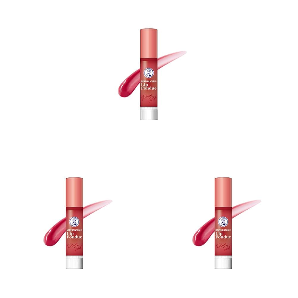 Amazon.co.jp: メンソレータムリップ フォンデュ プラムレッド 3.2g フ
