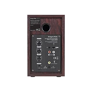 Krüger & Matz km0538 Active Enceinte bibliothèque 2.0 Spirit, Bluetooth Bois furniertes/Brun - Les Beatles, Paul McCartney, John Lennon, RIngo Starr, George Harrison Krüger & Matz km0538 Active Enceinte bibliothèque 2.0 Spirit, Bluetooth Bois furniertes/Brun – Image 3