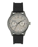 Aston Martin HDL Collection Luxury Mens Watch Timepieces with a Black Strap Featuring a Gun Case and a Grey Dial