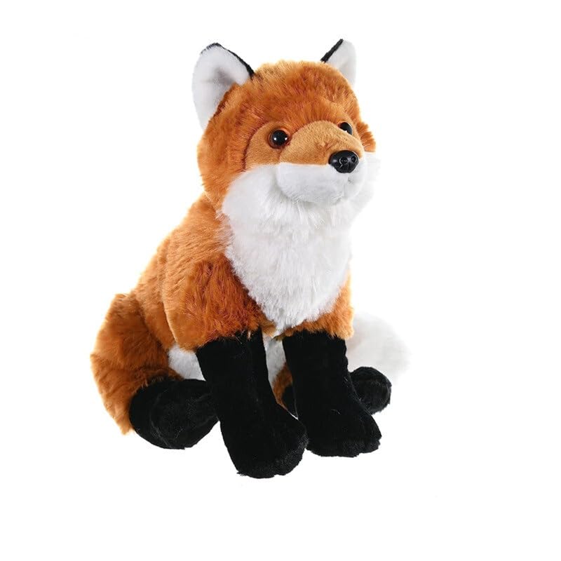 Peluche renard réaliste cadeau d'anniversaire idéal pour enfant
