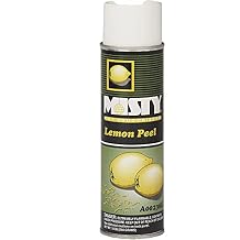 Misty Handheld Air Deodorizer, Lemon Peel, Aerosol, 12/Carton