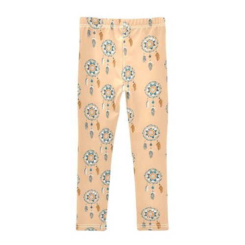 Ethnic Dreamcatcher Girls Leggings Athletic Pants Tights Stretch Bottom2