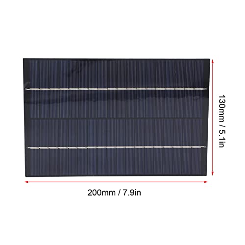 CHICIRIS Painéis solares, placa de painel solar de polissilício, 4,2 W 18 V painéis solares de polis