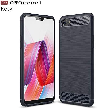 GARITANE Case for Oppo Realme-1/F7 Youth/A73S,Shockproof Bumper Rugged Armor Slim Protection Flexible TPU Case Back Cover for Oppo Realme-1/F7 Youth/A73S (Navy)