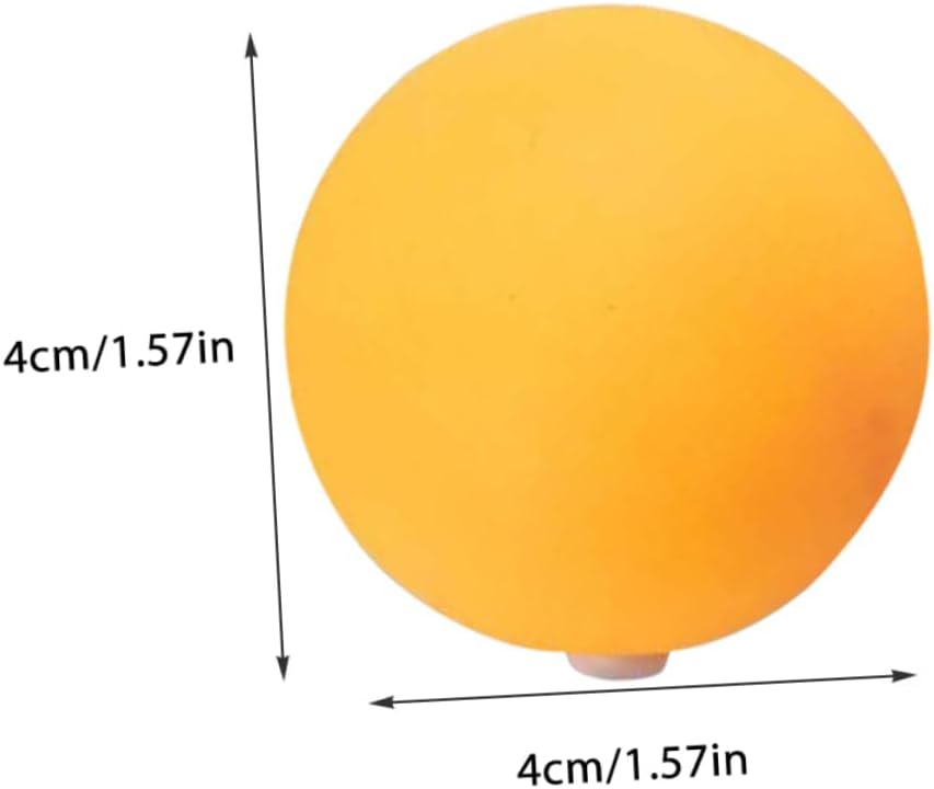 60pcs Pong Training Balls Pong Balls for Practice Machine Elastic Soft Shaft