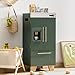 ROBOTIME Wooden Toy Fridge - Play Kitchen Set with Accessories, Kitchen Playset Interactive Refrigerator for Pretend Play Fridge for Kids, Toddler Kitchen Appliance (Vintage Green)