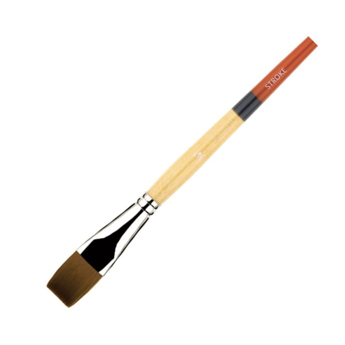 Princeton Snap! Brush Gold Taklon Stroke 3/4" Short Handle