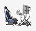 Ergolutions® SimRacing Rig & Rennsimulator Sitz - Voll einstellbares Cockpit, Gamingstuhl, TV/Monitor-Halterung, ergonomisch, PC/Konsolenspiel, VESA, PU-Leder