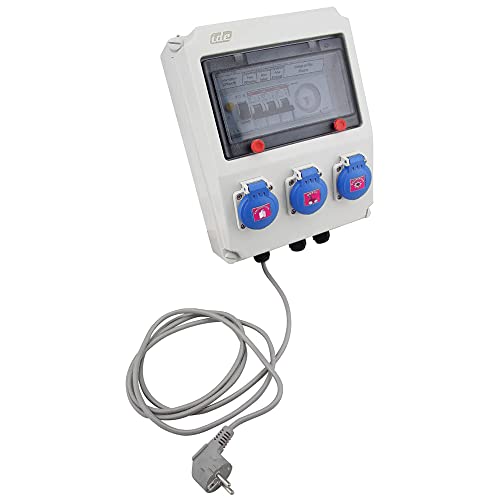 EDENEA - Coffret Electrique Piscine sur Prises - Pompe Filtration+Robot Piscine+Projecteur LED -...