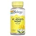 Solaray Organically Grown St. John's Wort Aerial 450mg | Herbal Support for Mood, Brain Health & Healthy Sleep | 100% Vegan, Non-GMO | 100ct