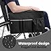 Walker Bag with Cup Holder for Folding Walkers Rollator Water Resistant Organizer Carry Storage Pouch Walker Accessories Bag for Seniors, Elderly, Handicap Detachable Walkers Basket with Big Capacity