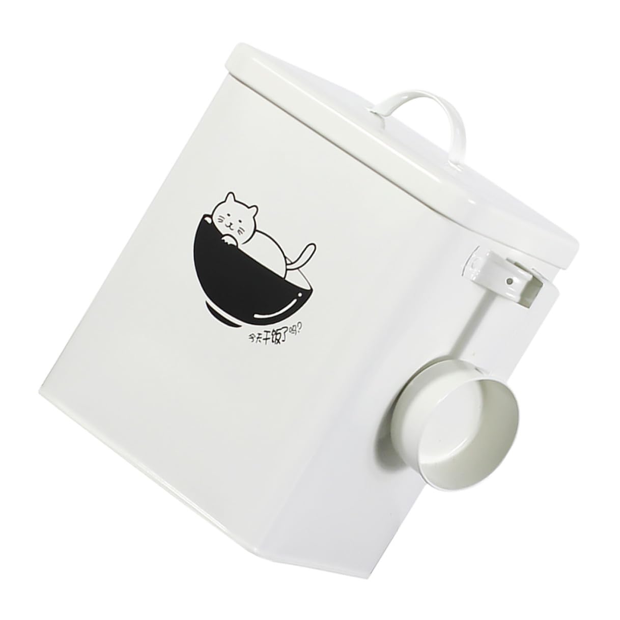 Seau de stockage pour animaux en fer blanc hermétique