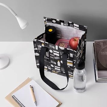 IKEA Lunch Bag Portable Black 5 Kg Washable Lunch Bag