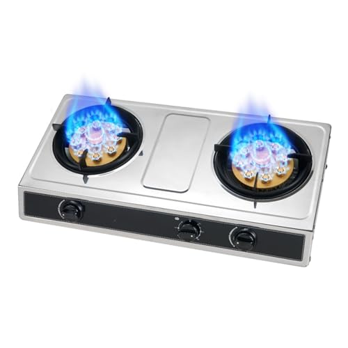 �K�X�R�����A17742.4 BTU ���/���ߍ��� 2 �o�[�i�[�A�����K���X�K�X�X�g�[�u�A�������ȒP�A�Ή��h�~�A�ƒ�p�ɍœK (Size : NG)