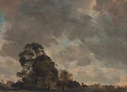 Tableaux Graffiti Art Mural d'étude sur le cloud par John Constable poster moderne 60x90cm