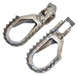 Reposapiés para Moto para SX para SXF para EXC para EXCF para XCF para XCW Estriberas Reposapiés De Aleación De Titanio De 5 Mm Reposapiés Pedales Reposapiés
