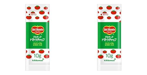 デルモンテ トマトケチャップJAS特級 10G×2パック 常温(まとめ買い) (Vandroロゴ付包装・INDEXBOX)