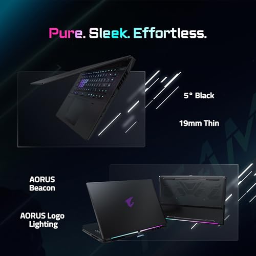 Image of GIGABYTE - AORUS Master 16 GEN 2 Gaming Laptop - 240Hz 2560x1600 WQXGA - NVIDIA GeForce RTX 5090 Laptop GPU - AMD Ryzen 9 9955HX3D - 2TB SSD - 32GB DDR5 RAM - Win11 Home AD - 5-Degree Black