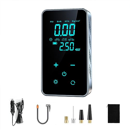 Cousopo Vehicle-Mounted Air Pump Air Pump Electric Tire Inflator Full-Screen Air Pump Portable Air Pump Powerful and Compact Air Compressor Air Compressor ST-9616A Full-Screen Vehicle-Mounted Air