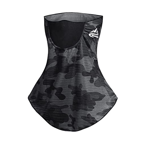 Strachey Esportiva,Ciclismo pescoço polaina facial respirável buracos de malha proteção solar proteç