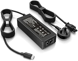 SIKER USB C 45W Laptop Charger, 45W UK Power Adapter Charger for HP Chromebook, Dell Chromebook, Asus Chromebook, Acer Chromebook and More Laptop