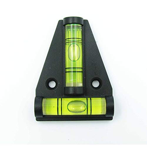 FMN-TOOLS, Dos formas de instrumento de medición de nivel de burbuja de espíritu mini tipo T burbuja de burbuja de nivel cuatro estilos (Color : YK0202)