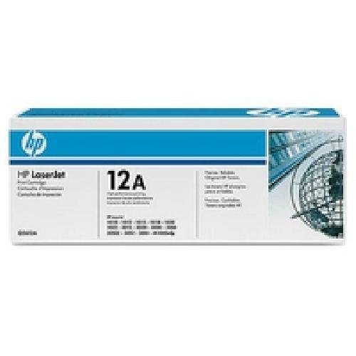 Cartouche Q2612A HP 12A : Pack double de toner noir haute capacité pour bureau