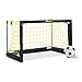 スキルズ プロミニサッカーゴールセット 子供用 折りたたみ可能 室内屋外兼用 キッズサッカーネット 56×40×41cm ブラック/イエロー
