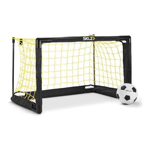 SKLZ Pro mini Goal, Includes 5" Soft Ball, Easy to Assemble Frame by SKLZ - Used condition - US$45.43